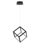 LED pendant lamps - Luces Exclusivas REUS Pendant LED 45W 3375lm 3000K Dimmable matte black LE41463 - product 1