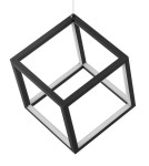 LED pendant lamps - Luces Exclusivas REUS Pendant LED 45W 3375lm 3000K Dimmable matte black LE41463 - product 2