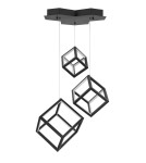 LED pendant lamps - Luces Exclusivas REUS Pendant LED 110W 8250lm 3000K Dimmable matte black LE41464 - product 1