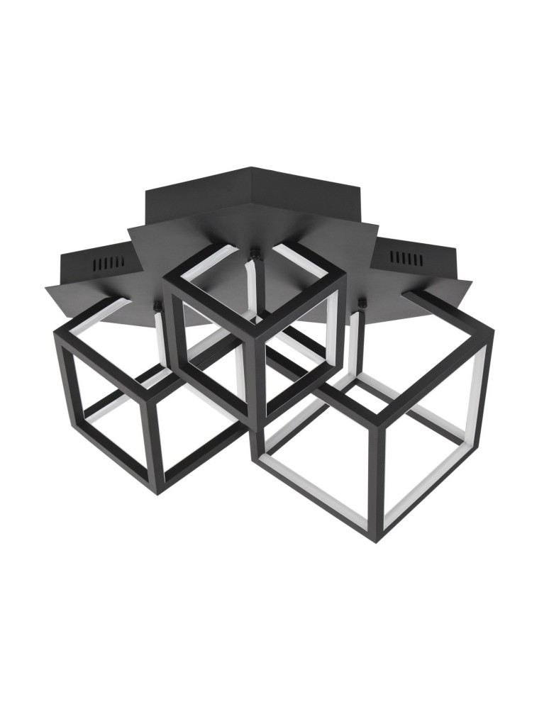 Loft ceiling lamps - industrial - Luces Exclusivas REUS LED Ceiling 110W 8250lm 3000K Dimmable mat black LE41466. - product kolory-swiatla.pl 1