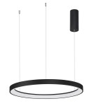 LED pendant lamps - Luces Exclusivas ROTA Pendant LED 48W 2880lm 3000K Dimmable matte black LE41470 - product 1