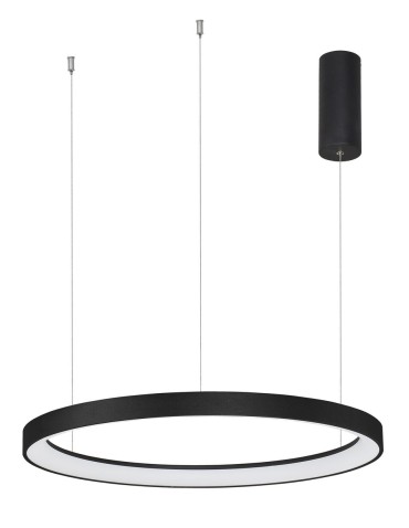 Luces Exclusivas ROTA Pendant LED 48W 2880lm 3000K Dimmable matte black LE41470