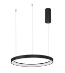 LED pendant lamps - Luces Exclusivas ROTA Pendant LED 38W 2280lm 3000K Dimmable matte black LE41471 - product 1