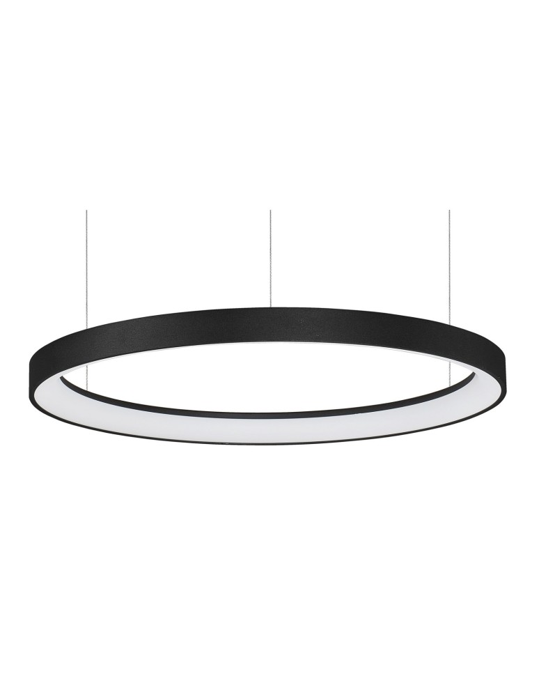 LED pendant lamps - Luces Exclusivas ROTA Pendant LED 38W 2280lm 3000K Dimmable matte black LE41471 - product kolory-swiatla.pl 2