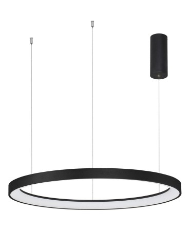 Luces Exclusivas ROTA Pendant LED 60W 3600lm 3000K Dimmable matte black LE41472