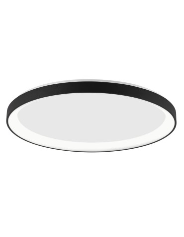 Luces Exclusivas ROTA LED ceiling 38W 2280lm 3000K Dimmable mat black LE41475.
