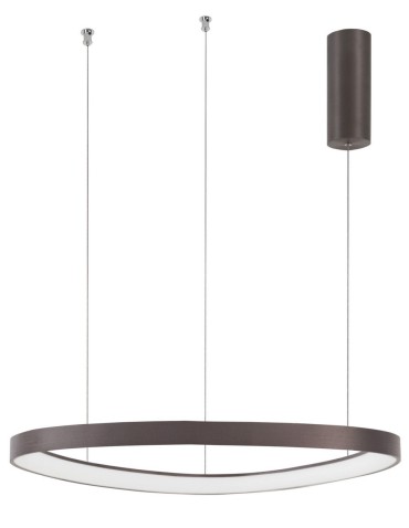 Luces Exclusivas TAFI Wisząca LED 48W 2400lm 3000K Ściemnialna Kawowy brąz LE41481