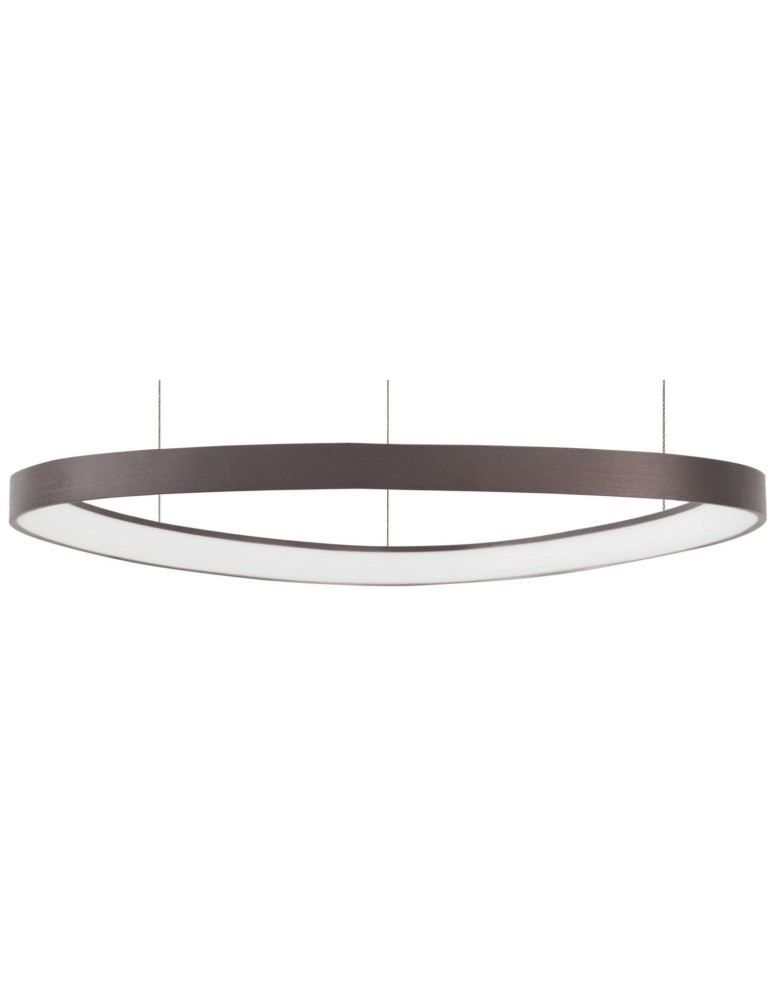 LED pendant lamps - Luces Exclusivas TAFI Pendant LED 48W 2400lm 3000K Dimmable Coffee brown LE41481 - product kolory-swiatla.pl 2