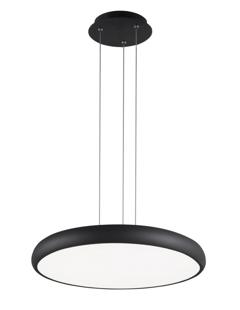 LED pendant lamps - Luces Exclusivas TAME Pendant LED 50W 2750lm 3000K black LE41486 - product kolory-swiatla.pl 3