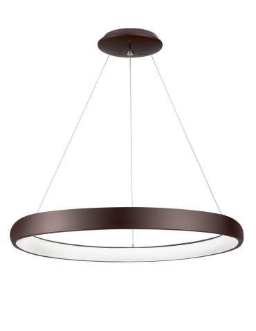 Luces Exclusivas TOLU LED Pendant 80W 4000lm 3000K Dimmable brown LE41495.