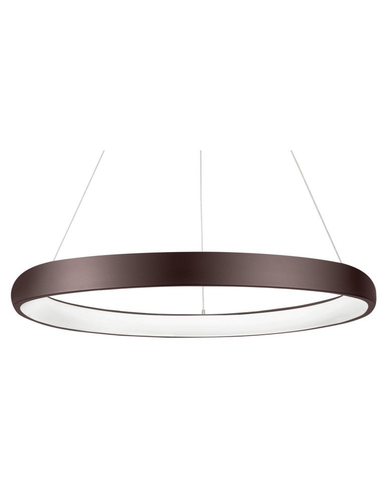 LED pendant lamps - Luces Exclusivas TOLU LED Pendant 80W 4000lm 3000K Dimmable brown LE41495. - product kolory-swiatla.pl 2
