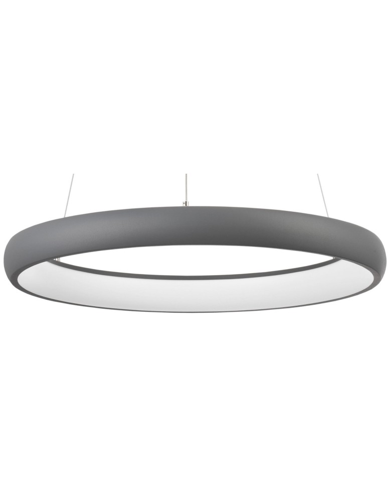 LED pendant lamps - Luces Exclusivas TOLU Pendant LED 50W 3250lm 3000K Dimmable Gray LE41496 - product kolory-swiatla.pl 2