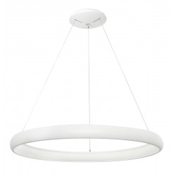 Luces Exclusivas TOLU Wisząca LED 80W 4000lm 3000K Ściemnialna biały mat LE41501