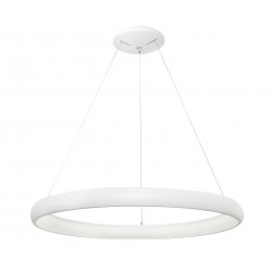 Luces Exclusivas TOLU Wisząca LED 50W 2500lm 3000K Ściemnialna biały mat LE41502
