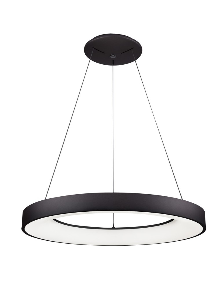 Pendant lamps with control - Luces Exclusivas TOME SMART Pendant LED 50W 3250lm 3000K/4000K Dimmable matte black LE41511 - product kolory-swiatla.pl 1