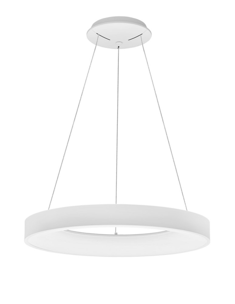Pendant lamps with control - Luces Exclusivas TOME SMART Pendant LED 50W 3250lm 4000K Dimmable white mat LE41516 - product kolory-swiatla.pl 1