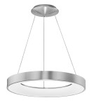 Pendant lamps with control - Luces Exclusivas TOME SMART Pendant LED 50W 3250lm 3000K Dimmable Brushed Silver LE41519 - product 1