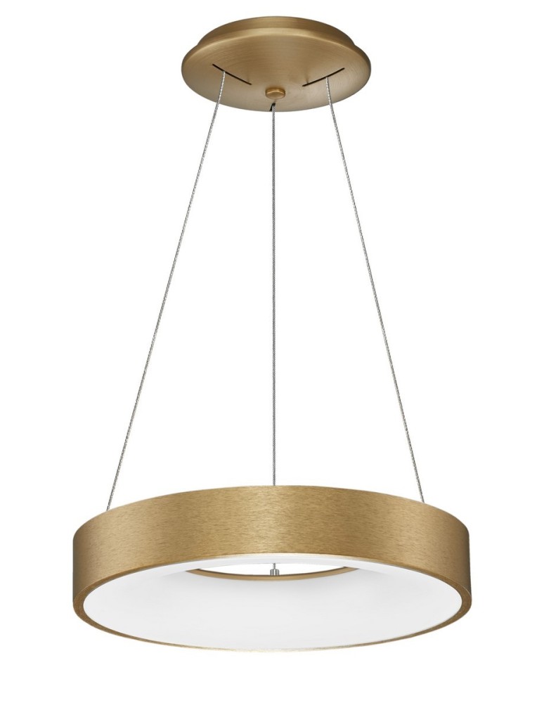 Pendant lamps with control - Luces Exclusivas TOME SMART Pendant LED 30W 1950lm 3000K Dimmable Brushed Gold LE41529 - product kolory-swiatla.pl 1