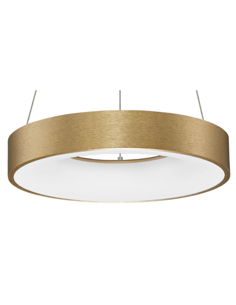 Pendant lamps with control - Luces Exclusivas TOME SMART Pendant LED 30W 1950lm 3000K Dimmable Brushed Gold LE41529 - product kolory-swiatla.pl 2