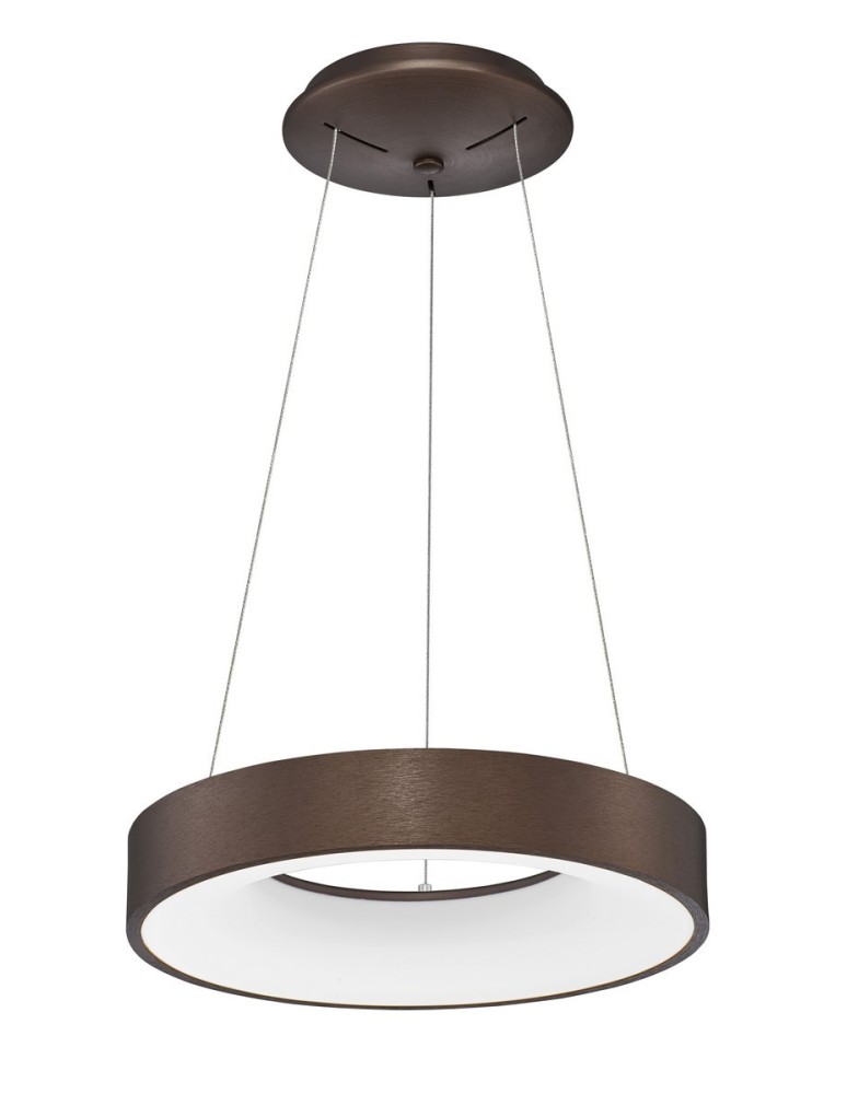 Pendant lamps with control - Luces Exclusivas TOME SMART Pendant LED 30W 1950lm 3000K Dimmable Brushed Bronze LE41530 - product kolory-swiatla.pl 1