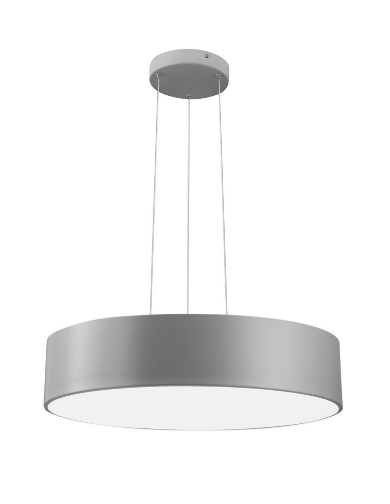 LED pendant lamps - Luces Exclusivas ALDEA Pendant LED 46W 2760lm 3000K grey LE41554 - product kolory-swiatla.pl 1