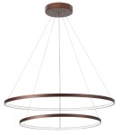 LED pendant lamps - Luces Exclusivas BANDA Pendant LED 85W 4500lm 3000K Dimmable brown LE41587 - product 1