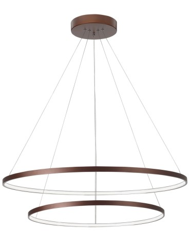 Luces Exclusivas BANDA Pendant LED 85W 4500lm 3000K Dimmable brown LE41587