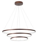 LED pendant lamps - Luces Exclusivas BANDA Pendant LED 111W 5500lm 3000K Dimmable brown LE41589. - product 1