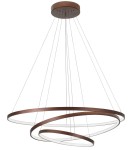 LED pendant lamps - Luces Exclusivas BANDA Pendant LED 111W 5500lm 3000K Dimmable brown LE41589. - product 2