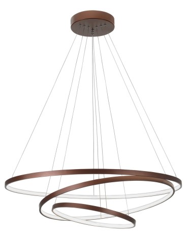Luces Exclusivas BANDA Pendant LED 111W 5500lm 3000K Dimmable brown LE41589. - product 2