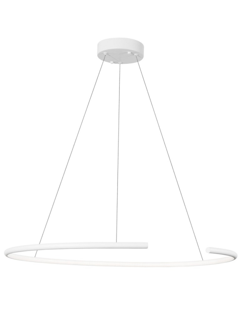 LED pendant lamps - Luces Exclusivas BEJAR Pendant LED 30W 1480lm 3000K white mat LE41591 - product kolory-swiatla.pl 1