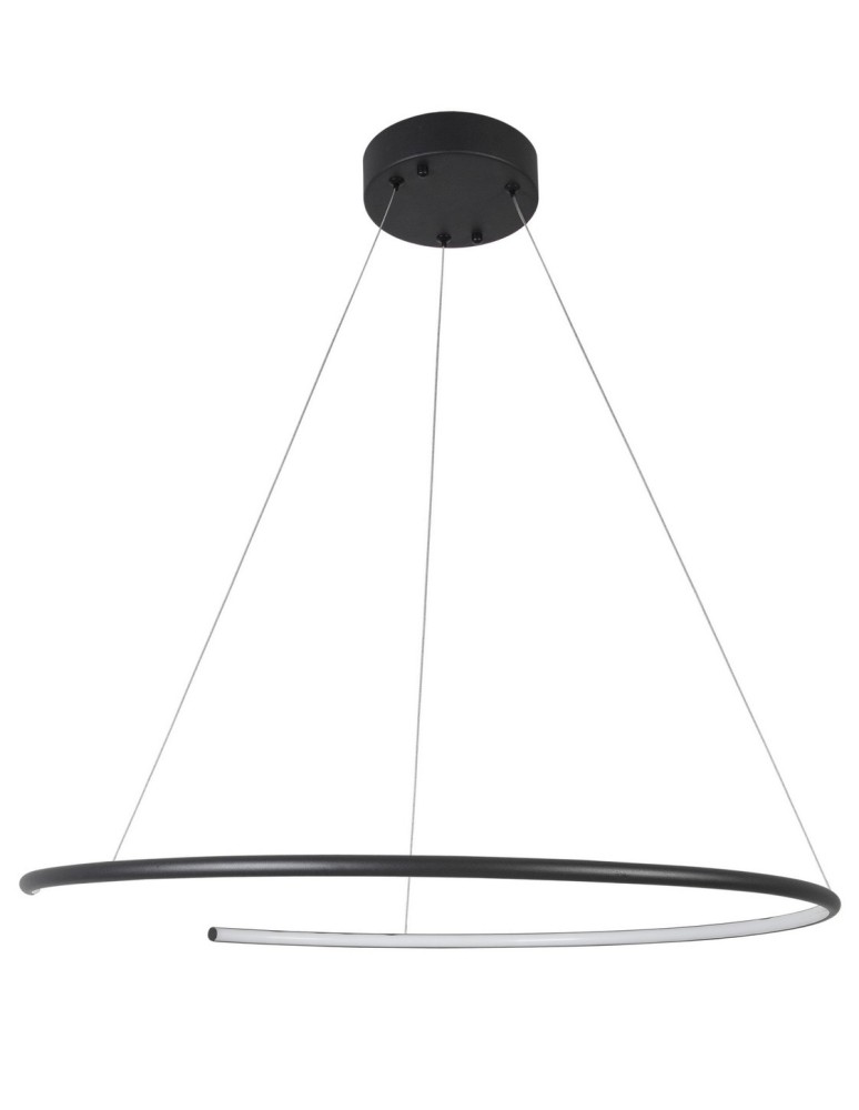 LED pendant lamps - Luces Exclusivas BEJAR Pendant LED 30W 1480lm 3000K matte black LE41592 - product kolory-swiatla.pl 1