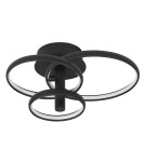 Ceiling lamps - Luces Exclusivas BELEN LED ceiling 30W 2300lm 3000K Dimmable mat black LE41593 - product 1