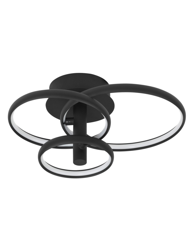 Ceiling lamps - Luces Exclusivas BELEN LED ceiling 30W 2300lm 3000K Dimmable mat black LE41593 - product kolory-swiatla.pl 1