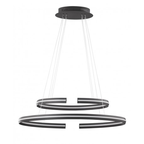 Luces Exclusivas BELLO Wisząca LED 55W 2475lm 3000K Ściemnialna czarny mat LE41595