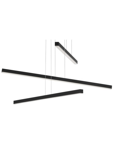 Luces Exclusivas CADIZ Pendant LED 40W 2890lm 3000K mat black LE41597 - product 2