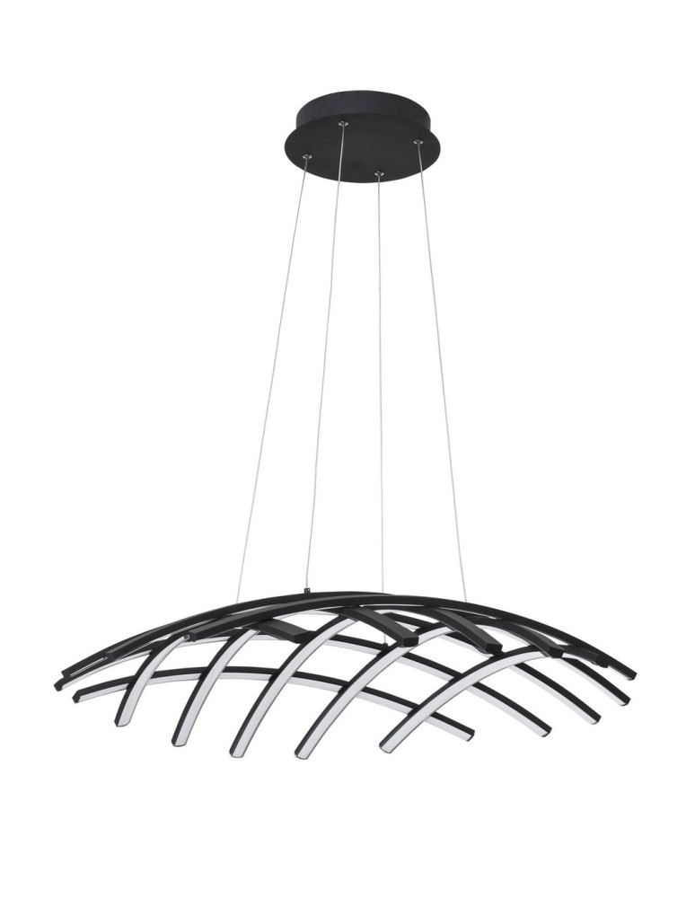 Designer pendant lamps - Luces Exclusivas CATIA LED Pendant 83W 4000lm 3000K Dimmable Black LE41599 - product kolory-swiatla.pl 1