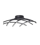 Designer ceiling lamps - Luces Exclusivas CATIA LED Ceiling 36W 1800lm 3000K Dimmable Black LE41600 - product 1