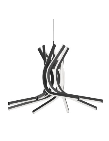 Luces Exclusivas CEUTA Wisząca LED 50W 1450lm 3000K Ściemnialna czarny mat LE41602 - produkt 2