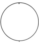 Ring wall lamps - Luces Exclusivas CHINU Wall-mounted LED 28W 1445lm 3000K Dimmable mat black LE41606 - product 2