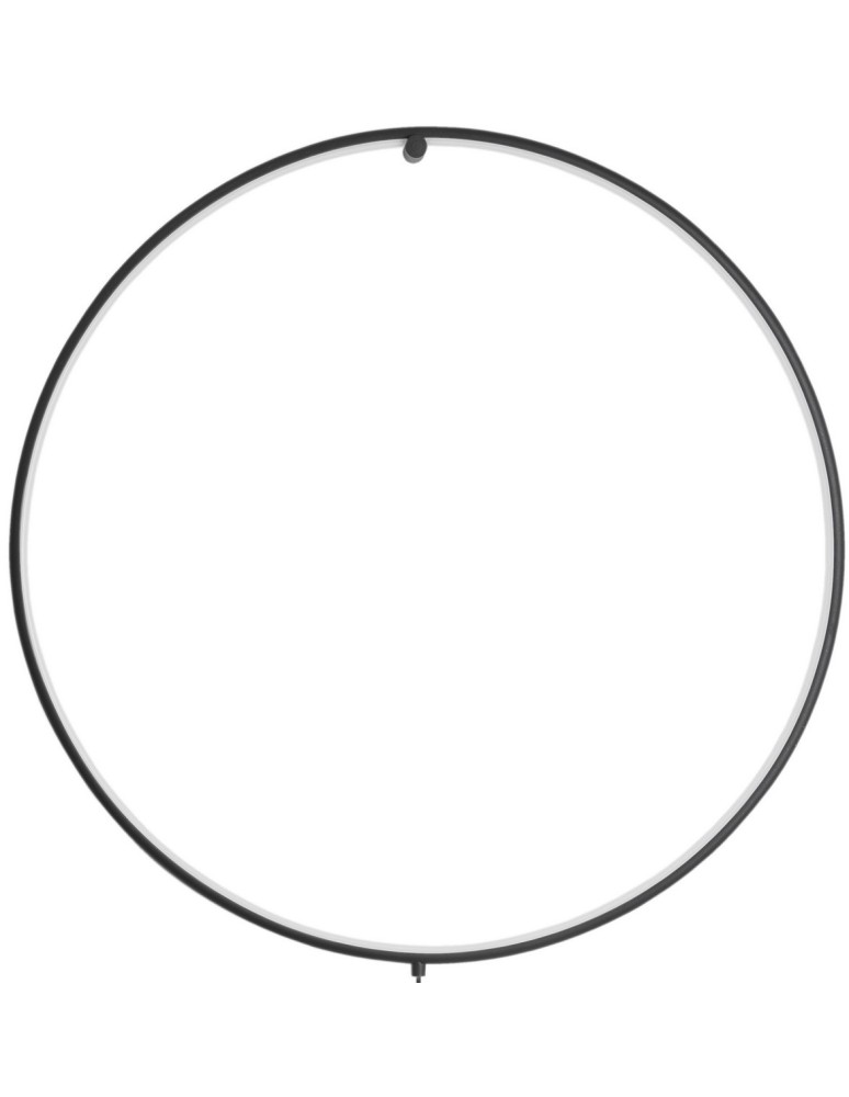 Ring wall lamps - Luces Exclusivas CHINU Wall-mounted LED 28W 1445lm 3000K Dimmable mat black LE41606 - product kolory-swiatla.pl 2