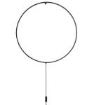 Ring wall lamps - Luces Exclusivas CHINU Wall mounted LED 18W 950lm 3000K Dimmable mat black LE41607 - product 1