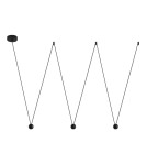 Pendant lamps - Luces Exclusivas ECIJA LED Pendant 13.5W 660lm 3000K black LE41613 - product 1