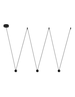 Luces Exclusivas ECIJA Wisząca LED 13.5W 660lm 3000K czarny LE41613