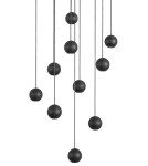 LED pendant lamps - Luces Exclusivas ECIJA Pendant LED 45W 1860lm 3000K black LE41615 - product 2