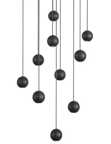 Luces Exclusivas ECIJA Wisząca LED 45W 1860lm 3000K czarny LE41615 - produkt 2