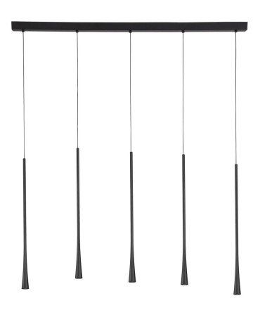 Luces Exclusivas EJIDO Wisząca LED 35W 1065lm 3000K czarny LE41617