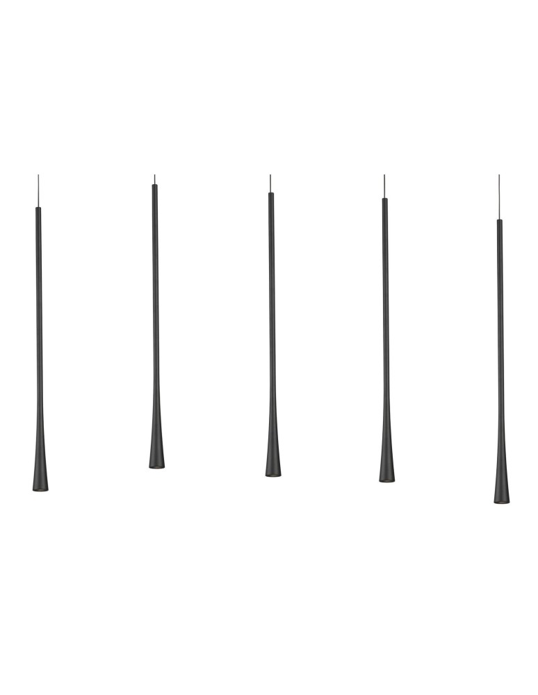 LED pendant lamps - Luces Exclusivas EJIDO Pendant LED 35W 1065lm 3000K black LE41617 - product kolory-swiatla.pl 2