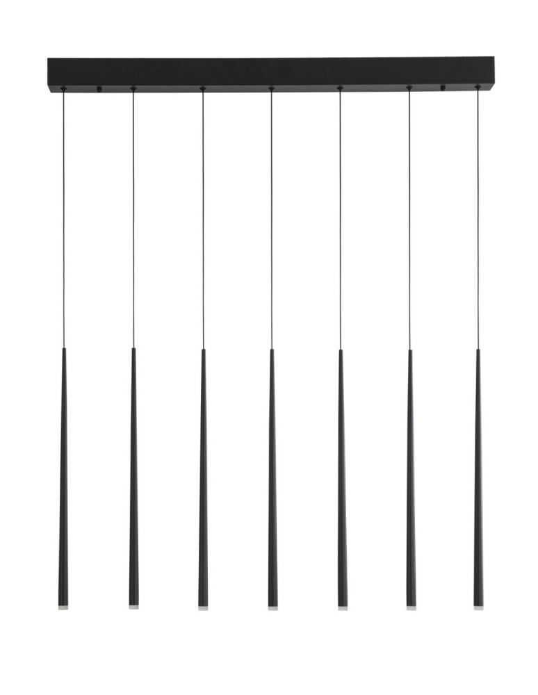 LED pendant lamps - Luces Exclusivas ELCHE Pendant LED 21W 1260lm 3000K matte black LE41620 - product kolory-swiatla.pl 1