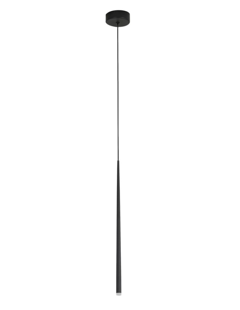 LED pendant lamps - Luces Exclusivas ELCHE Pendant LED 3W 180lm 3000K matte black LE41621 - product kolory-swiatla.pl 1